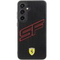 Etui Ferrari Big SF Perforated na Samsung Galaxy S24+ - czarne