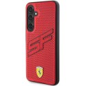 Etui Ferrari Big SF Perforated na Samsung Galaxy S24+ - czerwone