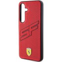 Etui Ferrari Big SF Perforated na Samsung Galaxy S24+ - czerwone