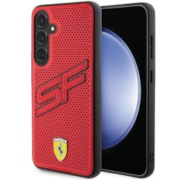 Etui Ferrari Big SF Perforated na Samsung Galaxy S24 - czerwone