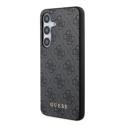 Etui Guess 4G Metal Gold Logo na Samsung Galaxy S24 - czarne