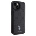 Etui U.S. Polo Assn. Yoke Pattern na iPhone 15 / 14 / 13 - czarne