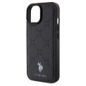 Etui U.S. Polo Assn. Yoke Pattern na iPhone 15 / 14 / 13 - czarne