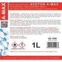 Aceton rozpuszczalnik zmywacz A-MAX 1L