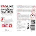 Sprężone powietrze do czyszczenia elektroniki maszyn do szycia PRO-LINE spray 400ml