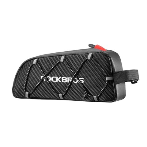 Torba Rockbros 039BK rowerowa na ramę 1 l z plecionką - czarna