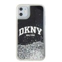 Etui DKNY Liquid Glitter Big Logo na iPhone 11 / Xr - czarne