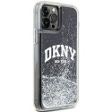 Etui DKNY Liquid Glitter Big Logo na iPhone 12 Pro/12 - czarne