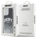 Etui DKNY Liquid Glitter Big Logo na iPhone 12 Pro/12 - czarne