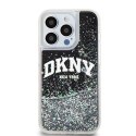 Etui DKNY Liquid Glitter Big Logo na iPhone 13 Pro / 13 - czarne