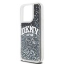 Etui DKNY Liquid Glitter Big Logo na iPhone 13 Pro / 13 - czarne