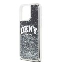 Etui DKNY Liquid Glitter Big Logo na iPhone 13 Pro Max - czarne