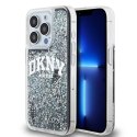 Etui DKNY Liquid Glitter Big Logo na iPhone 14 Pro - czarne