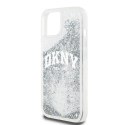 Etui DKNY Liquid Glitter Big Logo na iPhone 15 / 14 / 13 - białe