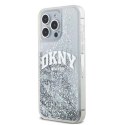 Etui DKNY Liquid Glitter Big Logo na iPhone 15 Pro Max - białe