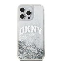 Etui DKNY Liquid Glitter Big Logo na iPhone 15 Pro Max - białe