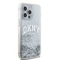 Etui DKNY Liquid Glitter Big Logo na iPhone 15 Pro Max - białe