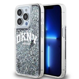 Etui DKNY Liquid Glitter Big Logo na iPhone 15 Pro - czarne