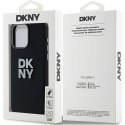 Etui DKNY Liquid Silicone Metal Logo na iPhone 15 Pro - czarne