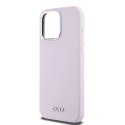 Etui DKNY Liquid Silicone Small Metal Logo MagSafe na iPhone 15 Pro Max - różowe