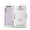 Etui DKNY Liquid Silicone Small Metal Logo MagSafe na iPhone 15 Pro Max - różowe