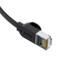 Kabel Baseus High Speed sieciowy płaski Ethernet CAT6 RJ45 1m - czarny