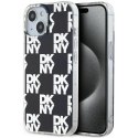 Etui DKNY IML Checkered Mono Pattern na iPhone 15 / 14 / 13 - czarne