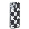 Etui DKNY IML Checkered Mono Pattern na iPhone 15 / 14 / 13 - czarne