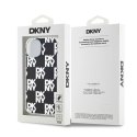 Etui DKNY IML Checkered Mono Pattern na iPhone 15 / 14 / 13 - czarne