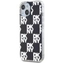 Etui DKNY IML Checkered Mono Pattern na iPhone 15 Plus / 14 Plus - czarne