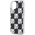 Etui DKNY IML Checkered Mono Pattern na iPhone 15 Plus / 14 Plus - czarne