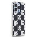 Etui DKNY IML Checkered Mono Pattern na iPhone 15 Pro Max - czarne