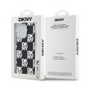 Etui DKNY IML Checkered Mono Pattern na iPhone 15 Pro Max - czarne