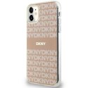 Etui DKNY IML Mono & Stripe MagSafe na iPhone 11 / Xr - różowe