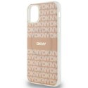 Etui DKNY IML Mono & Stripe MagSafe na iPhone 11 / Xr - różowe