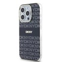 Etui DKNY IML Mono & Stripe MagSafe na iPhone 13 Pro / 13 - czarne