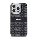 Etui DKNY IML Mono & Stripe MagSafe na iPhone 13 Pro / 13 - czarne