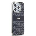 Etui DKNY IML Mono & Stripe MagSafe na iPhone 13 Pro / 13 - czarne