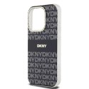 Etui DKNY IML Mono & Stripe MagSafe na iPhone 13 Pro / 13 - czarne