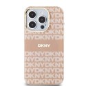 Etui DKNY IML Mono & Stripe MagSafe na iPhone 13 Pro / 13 - różowe