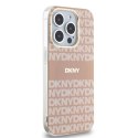 Etui DKNY IML Mono & Stripe MagSafe na iPhone 13 Pro / 13 - różowe