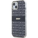 Etui DKNY IML Mono & Stripe MagSafe na iPhone 15 Plus / 14 Plus - czarne