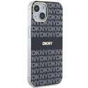 Etui DKNY IML Mono & Stripe MagSafe na iPhone 15 Plus / 14 Plus - czarne