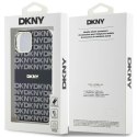 Etui DKNY IML Mono & Stripe MagSafe na iPhone 15 Plus / 14 Plus - czarne