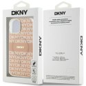 Etui DKNY IML Mono & Stripe MagSafe na iPhone 15 Plus / 14 Plus - różowe