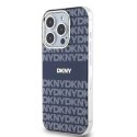 Etui DKNY IML Mono & Stripe MagSafe na iPhone 15 Pro - niebieskie