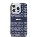 Etui DKNY IML Mono & Stripe MagSafe na iPhone 15 Pro - niebieskie