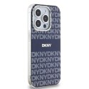 Etui DKNY IML Mono & Stripe MagSafe na iPhone 15 Pro - niebieskie