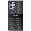 Etui DKNY Leather Mono Stripe & Metal Logo na Samsung Galaxy S24 Ultra - czarne