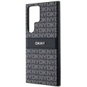 Etui DKNY Leather Mono Stripe & Metal Logo na Samsung Galaxy S24 Ultra - czarne